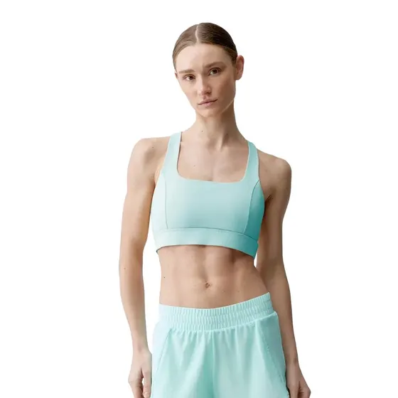 Born Living Yoga Top Sportivo Padma 2.0 Onda/Bianco Chalk