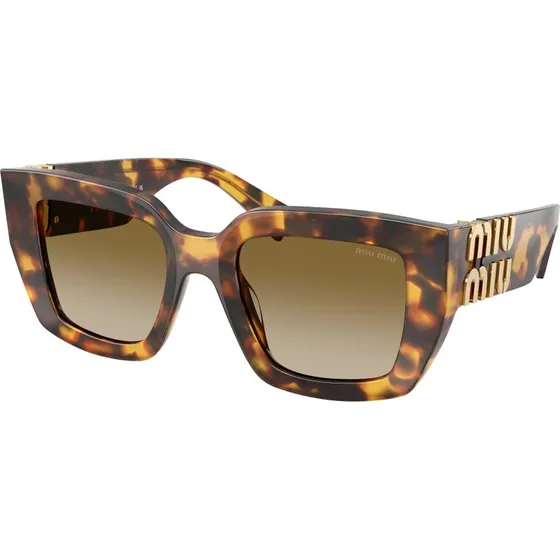 Miu Miu Occhiali da Sole Squadrati Tartaruga Marrone MU B05S
