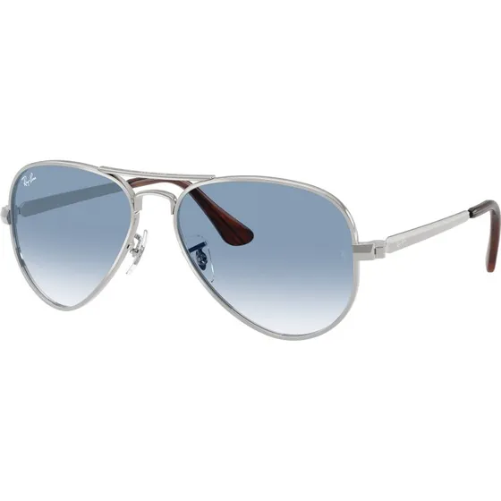 Ray-Ban RB3925 Aviator Max 003/3F - Occhiali da Sole Argento e Blu