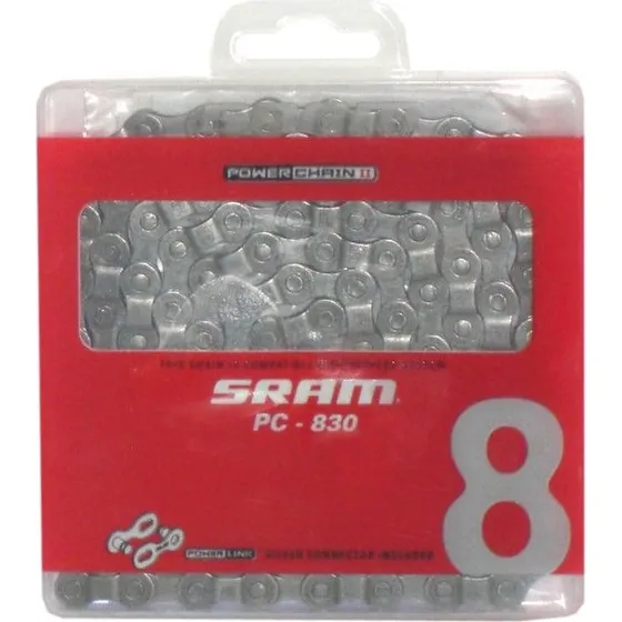 SRAM PC-830 8 Velocit 114 Maglie Argento