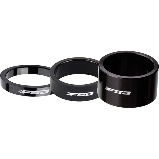 FSA Spessore 20 mm 1 1/8" Alluminio Anodizzato Nero