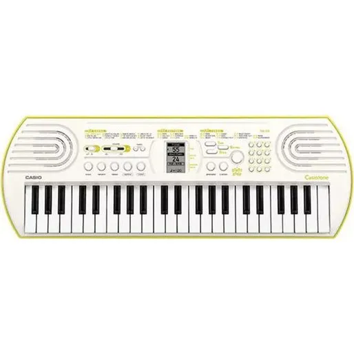 Casio Casiotone SA-80 Tastiera Mini 44 Tasti Bianco e Giallo