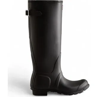 Hunter Original Tall Back Adjustable Stivali da Donna - Nero 36