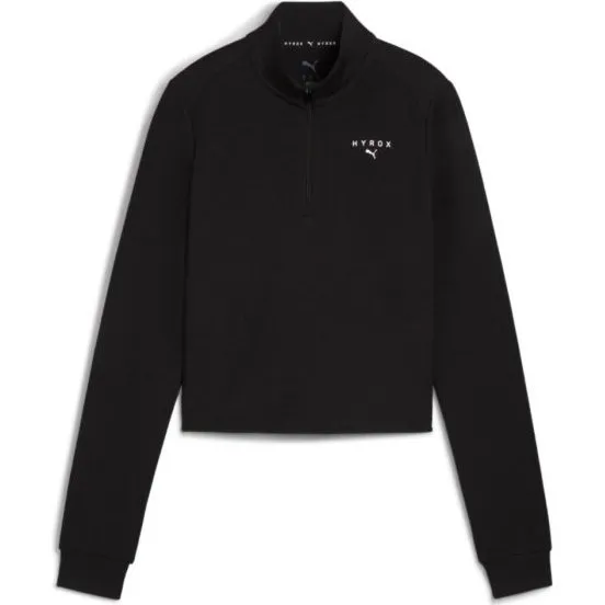 Puma x HYROX Cloudspun Half Zip Maglia Lunga Donna - Nero L