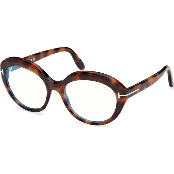 TOM FORD FT6095-B 053 Occhiali da Vista Donna Acetato Havana