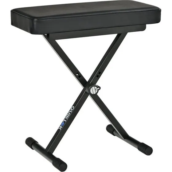 Quik Lok BX8 Panchetta Serie Basic per Piano o Tastiera, Nero