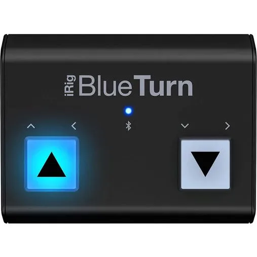 IK Multimedia iRig BlueTurn Pedaliera Bluetooth per Spartiti e Slide