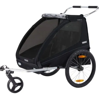 Thule Coaster XT Rimorchio Bicicletta 2 Bambini Nero