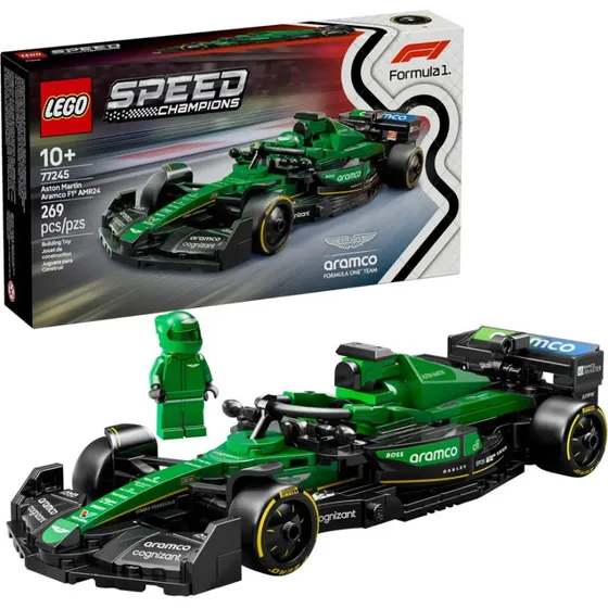 LEGO Speed Champions 77245 - Auto da corsa Aston Martin Aramco F1 AMR24