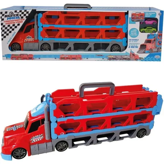 Silver Wheel 41335 Trasportatore Grand Prix con 2 auto