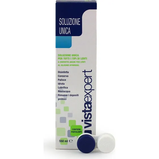 VistaExpert Soluzione Unica 550 ml con contenitore per lenti
