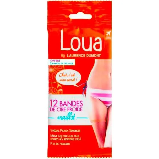 Loua Strisce Depilatorie Inguine 12 pz