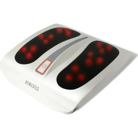 HoMedics FM-TS9 Deluxe Massaggiatore Piedi Shiatsu con Calore Bianco