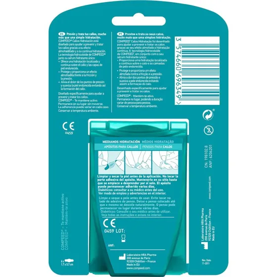 Compeed Calli Idratazione Continua 6 Unità
