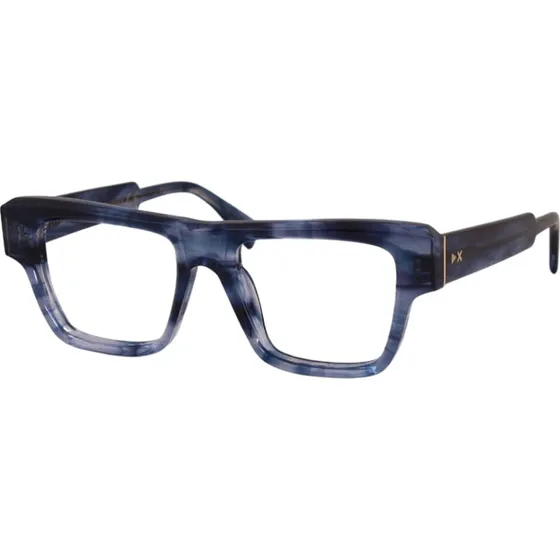 XLAB Uomo Carney Montature da Vista Acetato Nero Squadrata