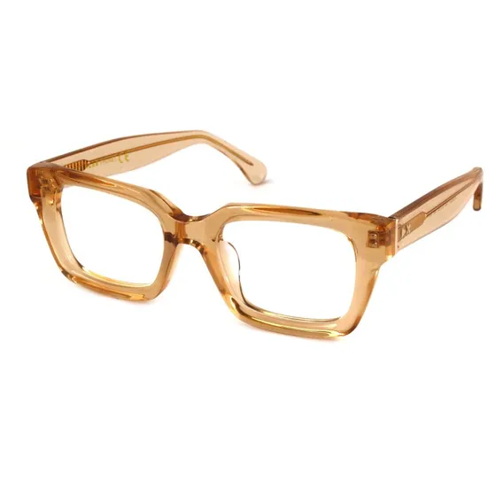 XLAB Unisex Phuket Montature da Vista Acetato Nero Squadrata