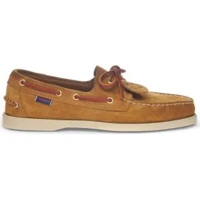 Sebago Portland Artisan Ox Scarpe da Barca in Pelle Suede Marrone