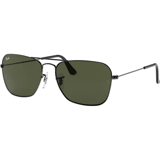 Ray-Ban RB3136 Caravan 004: Occhiali da Sole Metallo Grigio Lenti G15