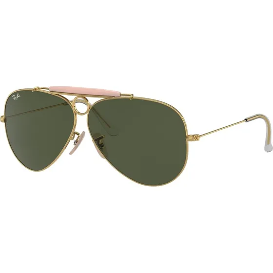 Ray-Ban RB3138 Shooter 001 Occhiali da Sole Pilot Oro G15