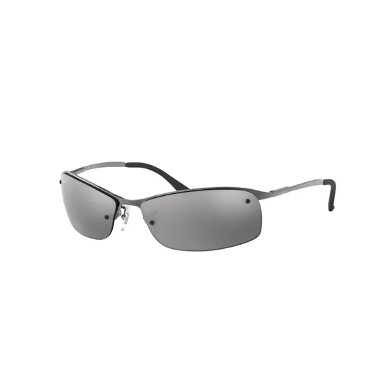 Ray-Ban RB3183 004/82: Occhiali da Sole Polarizzati in Metallo Grigio