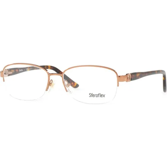Sferoflex SF2571 488 Occhiali da Vista Donna in Metallo Marrone