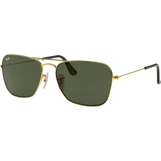 Ray-Ban RB3136 Caravan 181 Occhiali da Sole Metallo Oro Lenti G15