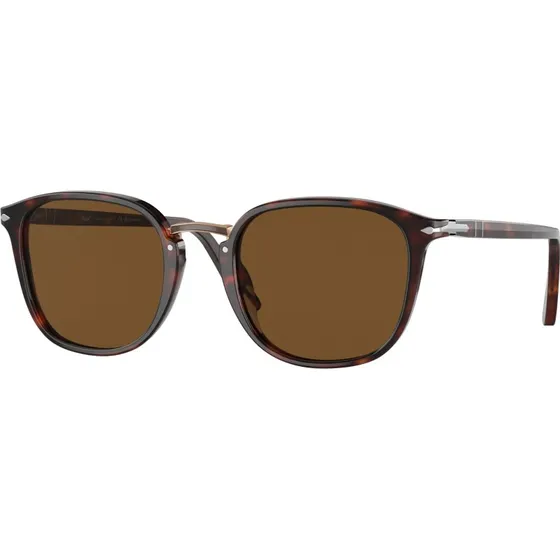 Persol PO3186S 24/57 Occhiali da Sole Pantos Polarizzati Havana