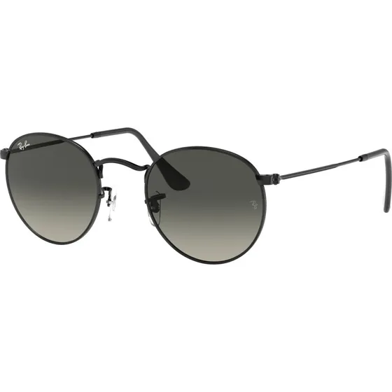Ray-Ban RB3447N Round Metal Occhiali da Sole Uomo Nero/Grigio