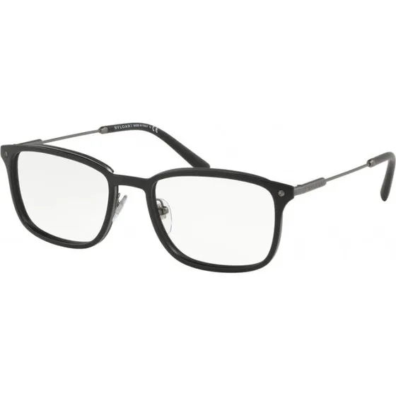 Bulgari BV1101 195 Occhiali da Vista Uomo - Metallo Nero Squadrato