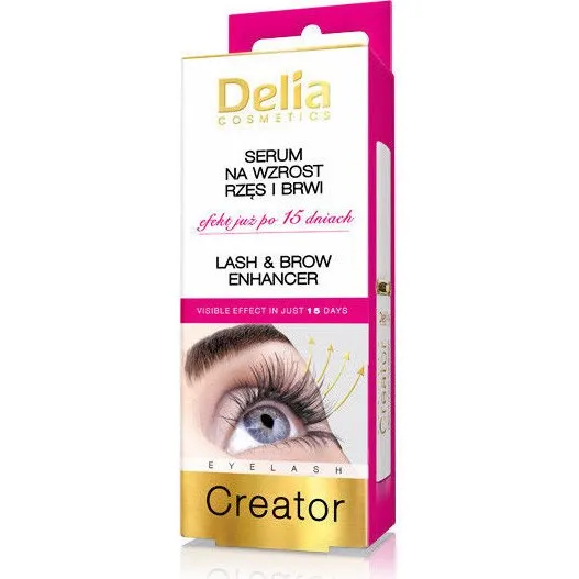 Delia Cosmetics Creator Siero Ciglia e Sopracciglia 10 ml