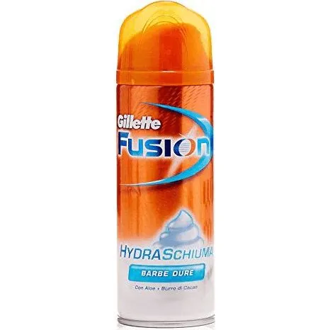 Gillette Fusion Hydra Schiuma per Barbe Dure 200 ml