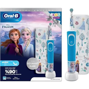 Oral-B Vitality Pro Frozen Blu - Spazzolino Elettrico Rotante
