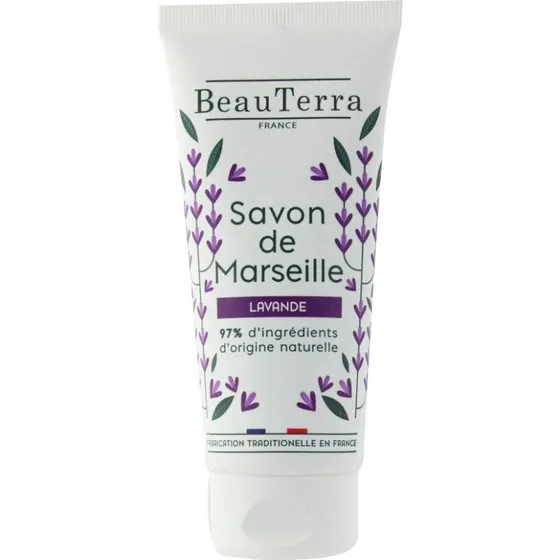 BeauTerra Sapone Liquido di Marsiglia alla Lavanda 100ml