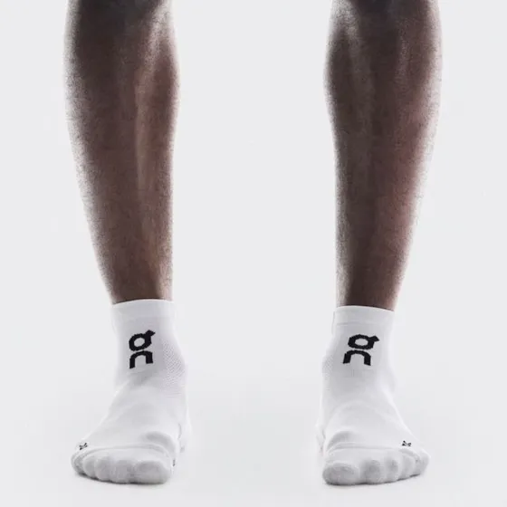 On Core Run Socks Mid 2-Pack Grigio Uomo