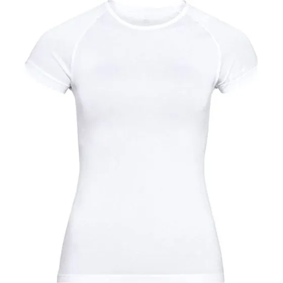Odlo Performance X-Light BL SS Tee Crew Neck Bianco Donna - S
