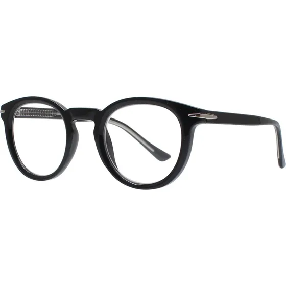 Vitallite Occhiali da Lettura Mod. 540 Acetato Nero Rotondi