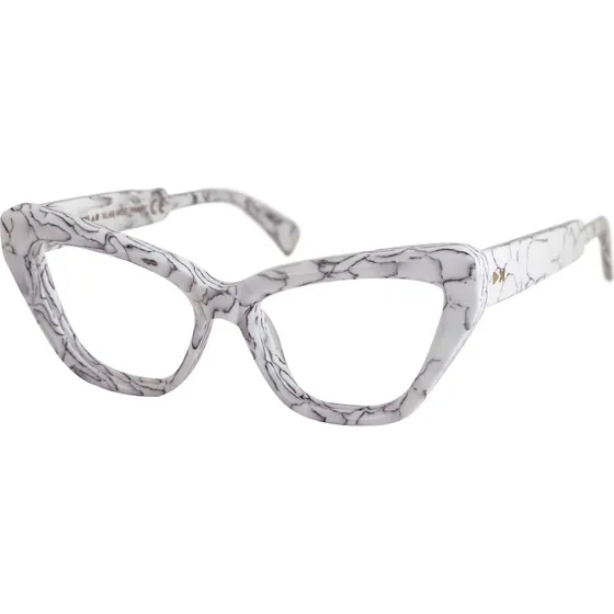 XLAB Donna Panay Montatura Cat Eye in Acetato Nero
