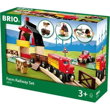 Brio Set Ferrovia della Fattoria 33719 in Legno
