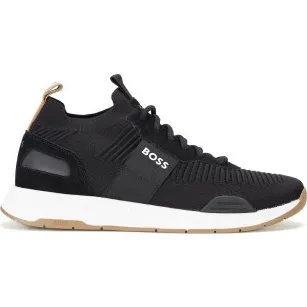 BOSS Sneaker a Calzino Grigio Scuro da Uomo