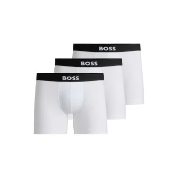 BOSS One Boxer Uomo - Set 3 Pezzi - Bianco - L