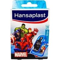 Hansaplast Cerotti Fantasia Marvel 20 Pezzi | Hansaplast Cerotti Marvel, bambini impermeabili e delicati, 20 pezzi in 2 formati pz Cerotto | HANSAPLAST Adesivi Marvel Avengers 20 pz