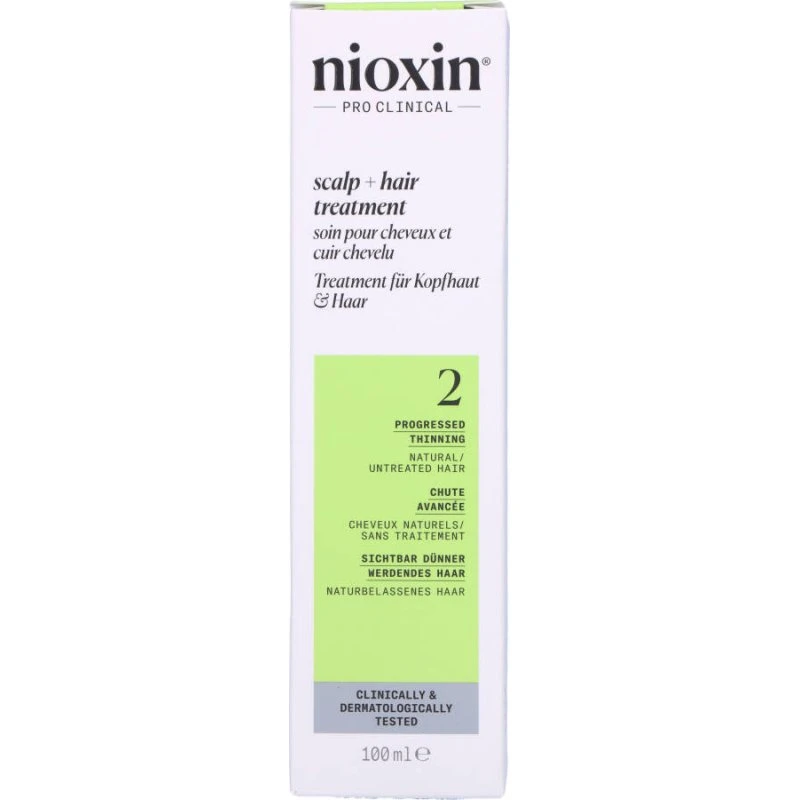 Nioxin System 2 Scalp Treatment 100 ml per capelli naturali