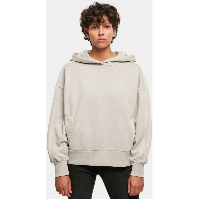 Urban Classics Felpa con Cappuccio da Donna Oversize Grigia