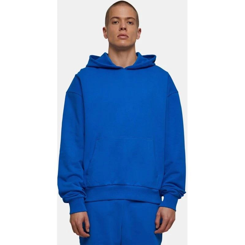 Felpa con cappuccio Urban Classics in cotone blu, ultra pesante