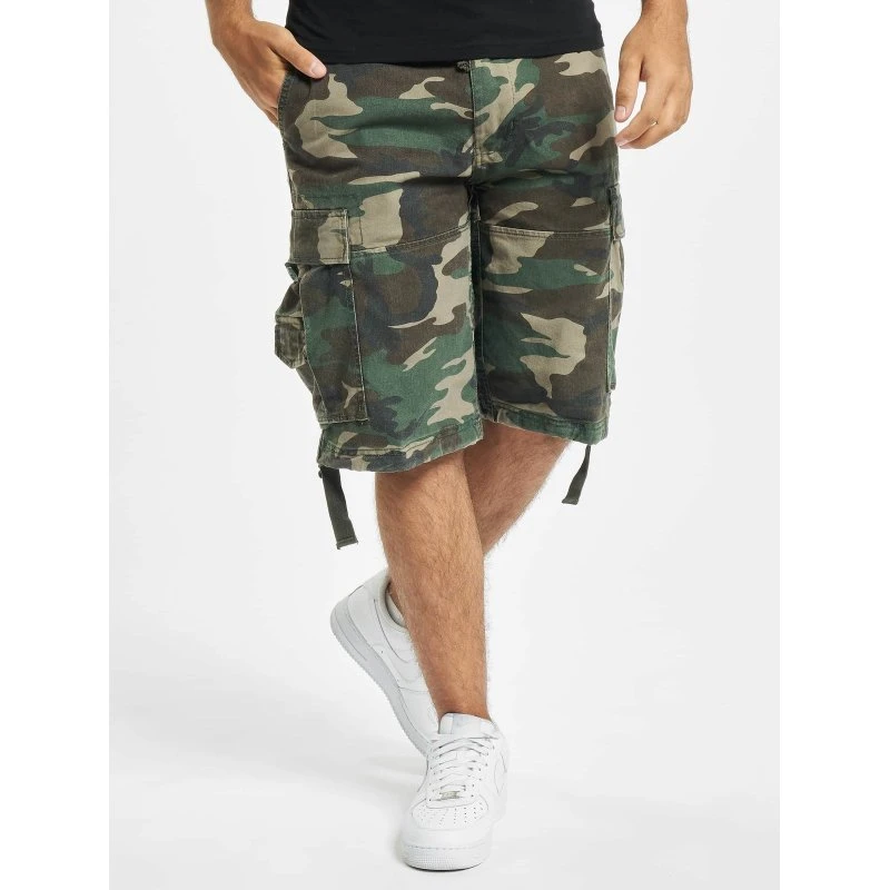 Pantaloncini Brandit in cotone mimetico da uomo