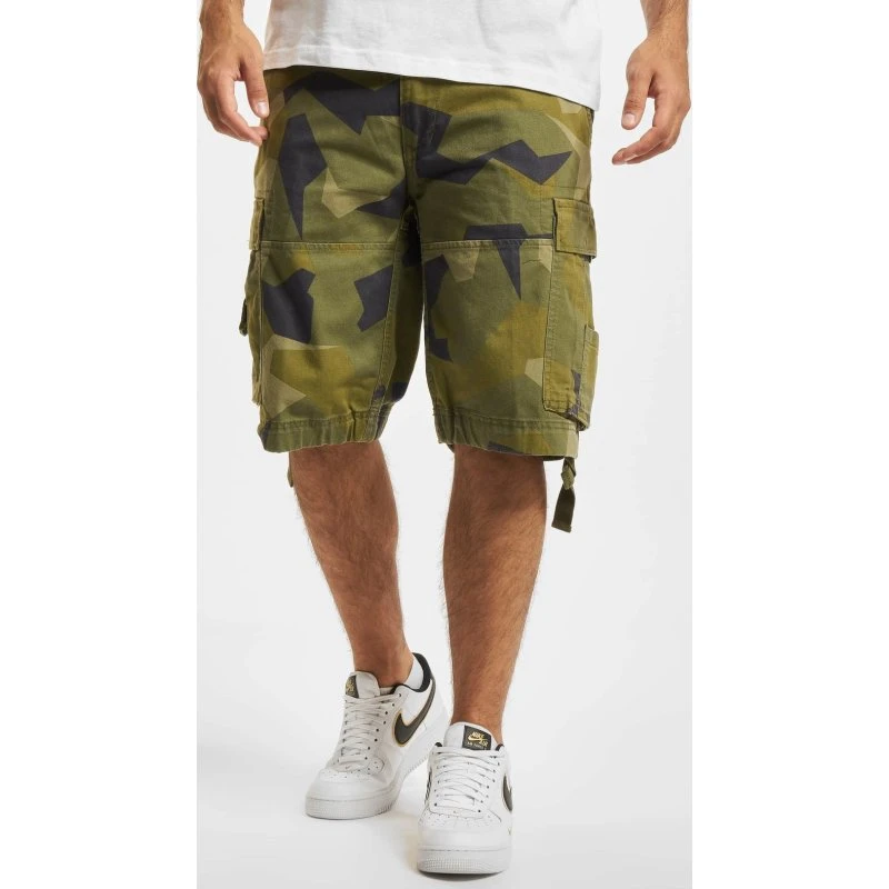 Pantaloncini Cargo Brandit Vintage in Cotone Mimetico
