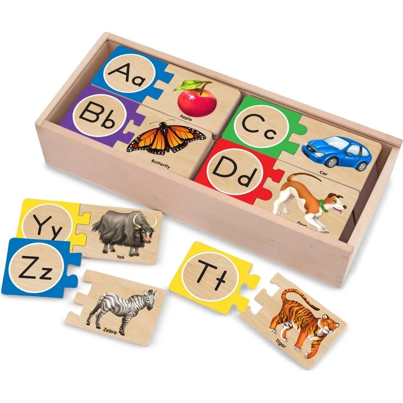 Melissa & Doug Puzzle Alfabeto Inglese Autocorrettivo