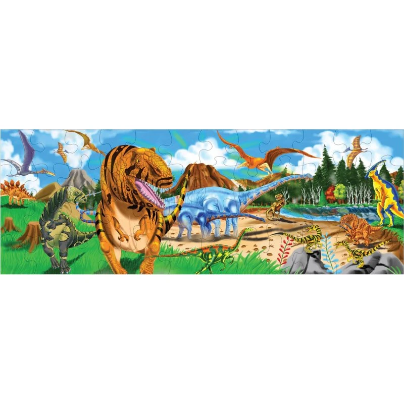Melissa & Doug Puzzle da Pavimento Dinosauri 48 Pezzi