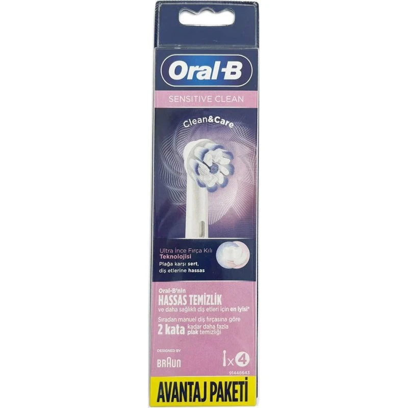Oral-B Pro Sensitive Clean - Testine Sostitutive x4