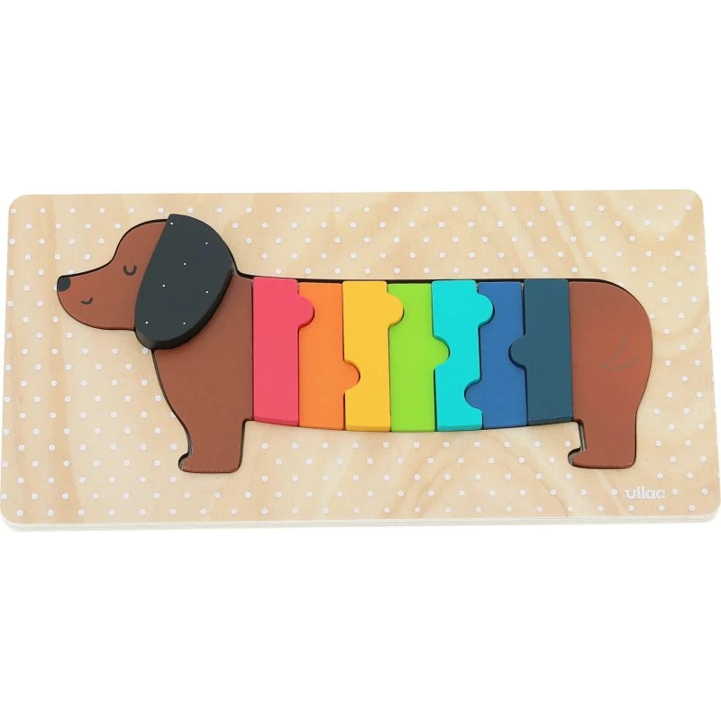 Vilac Puzzle in Legno Cane Andy Westface 11 Pezzi